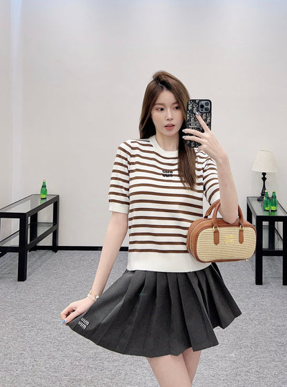 M 2025 new products Knitted short sleeves
