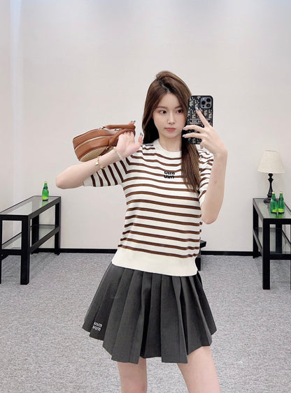 M 2025 new products Knitted short sleeves
