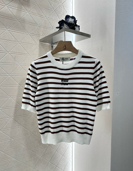 M 2025 new products Knitted short sleeves