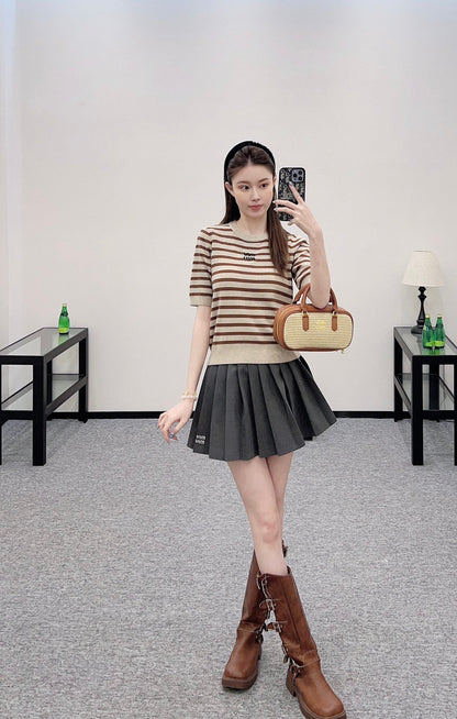 M 2025 new products Knitted short sleeves