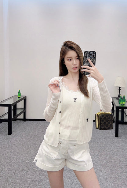 D 2025 new product Two suspender cardigans