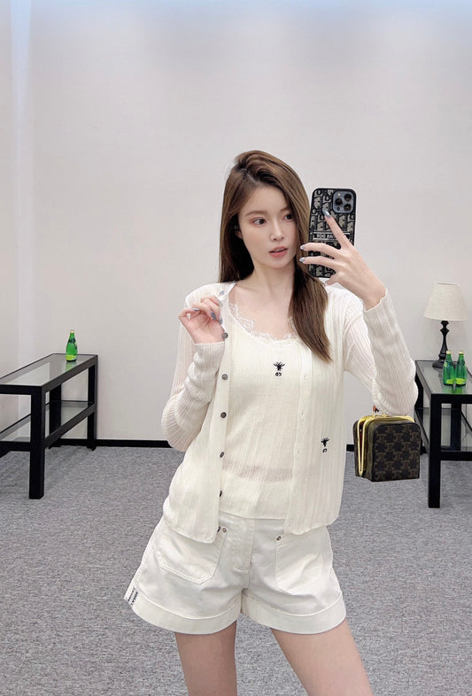 D 2025 new product Two suspender cardigans