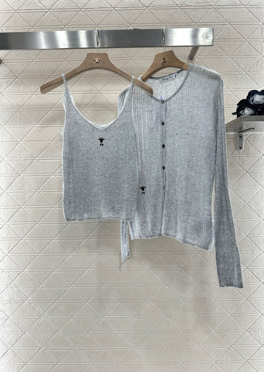 D 2025 new product Two suspender cardigans