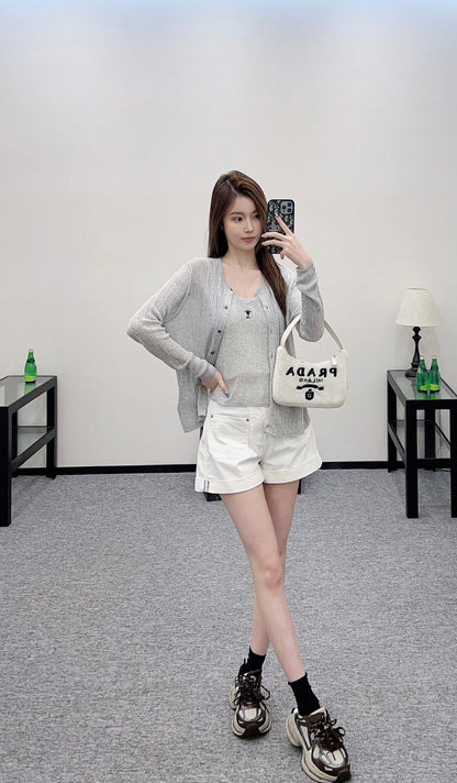 D 2025 new product Two suspender cardigans