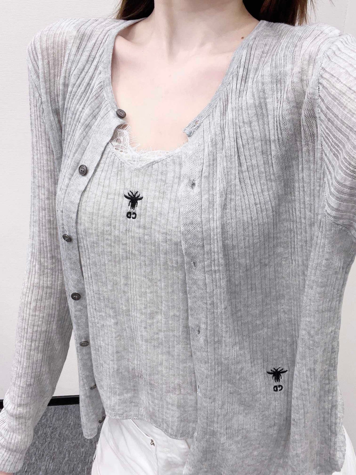 D 2025 new product Two suspender cardigans