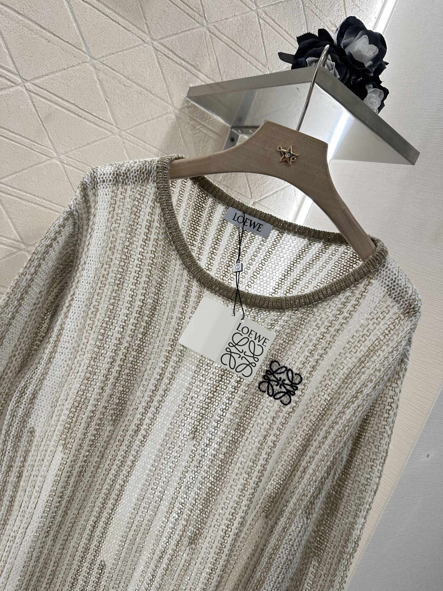 Lo 2025 new product Belt knitted top