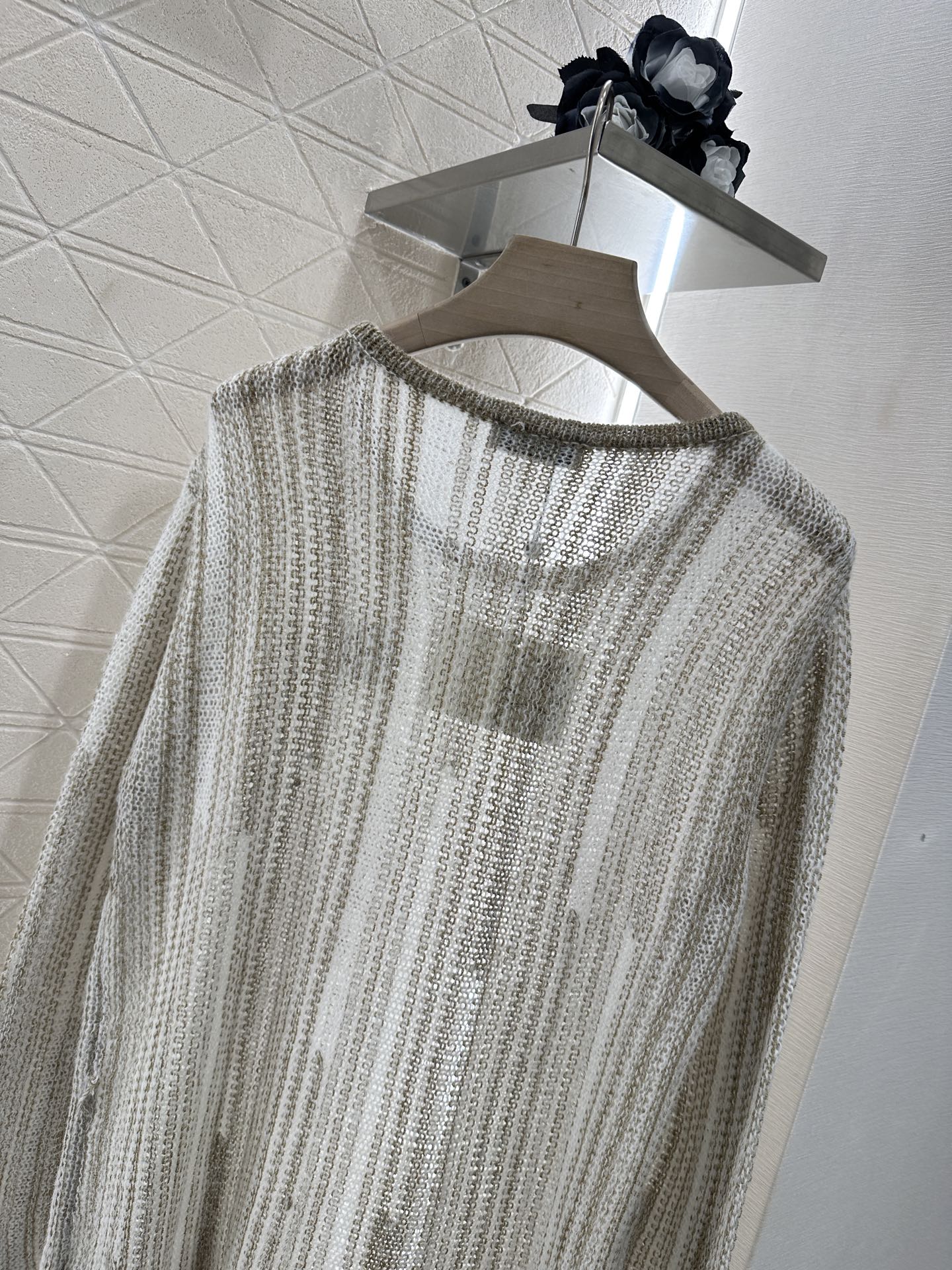 Lo 2025 new product Belt knitted top
