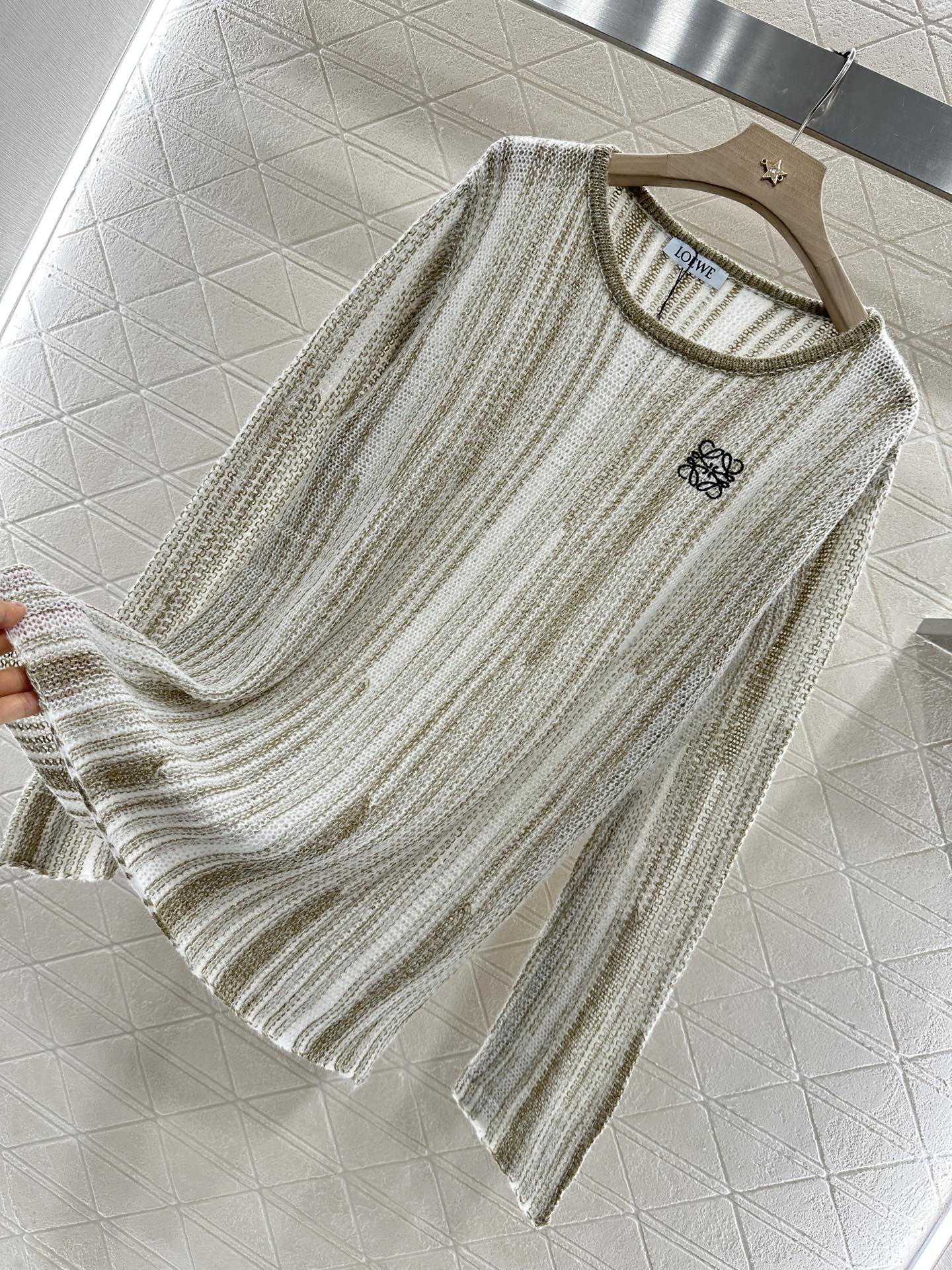 Lo 2025 new product Belt knitted top