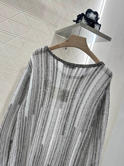 Lo 2025 new product Belt knitted top