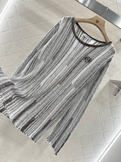 Lo 2025 new product Belt knitted top