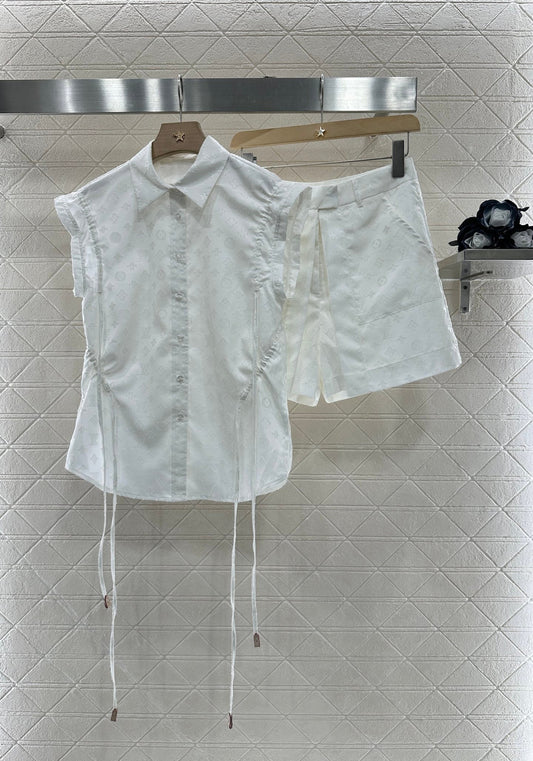 L 2025 new products Shirt and shorts set