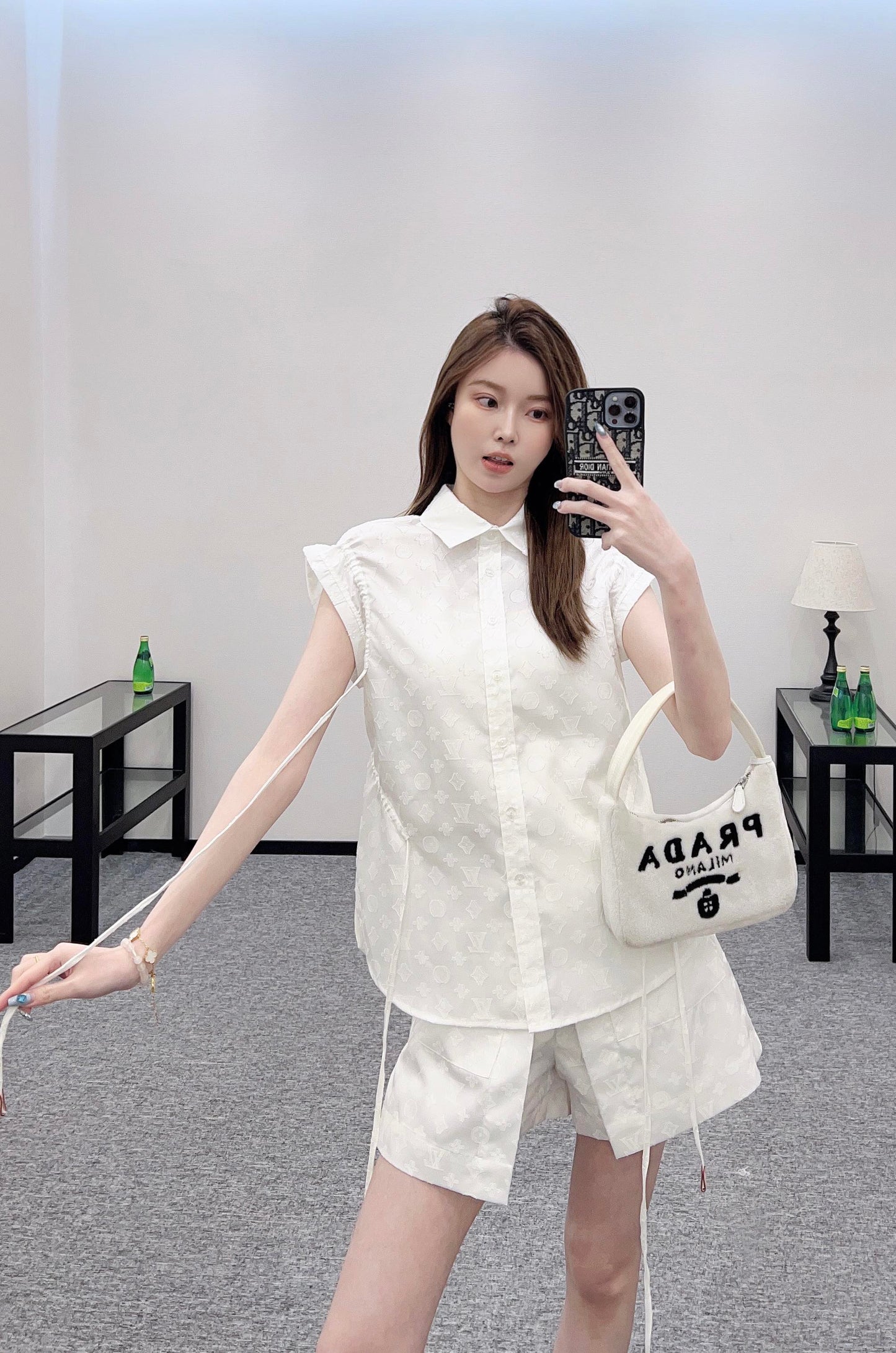L 2025 new products Shirt and shorts set