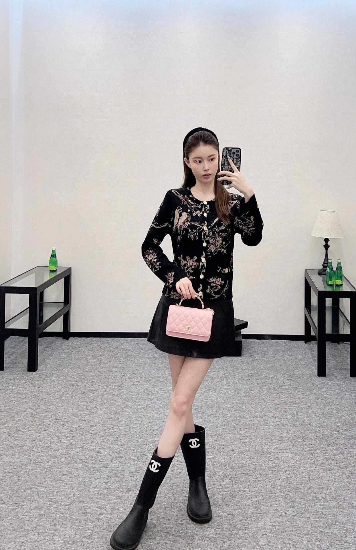 C 2025 new product Hot diamond knitted cardigan