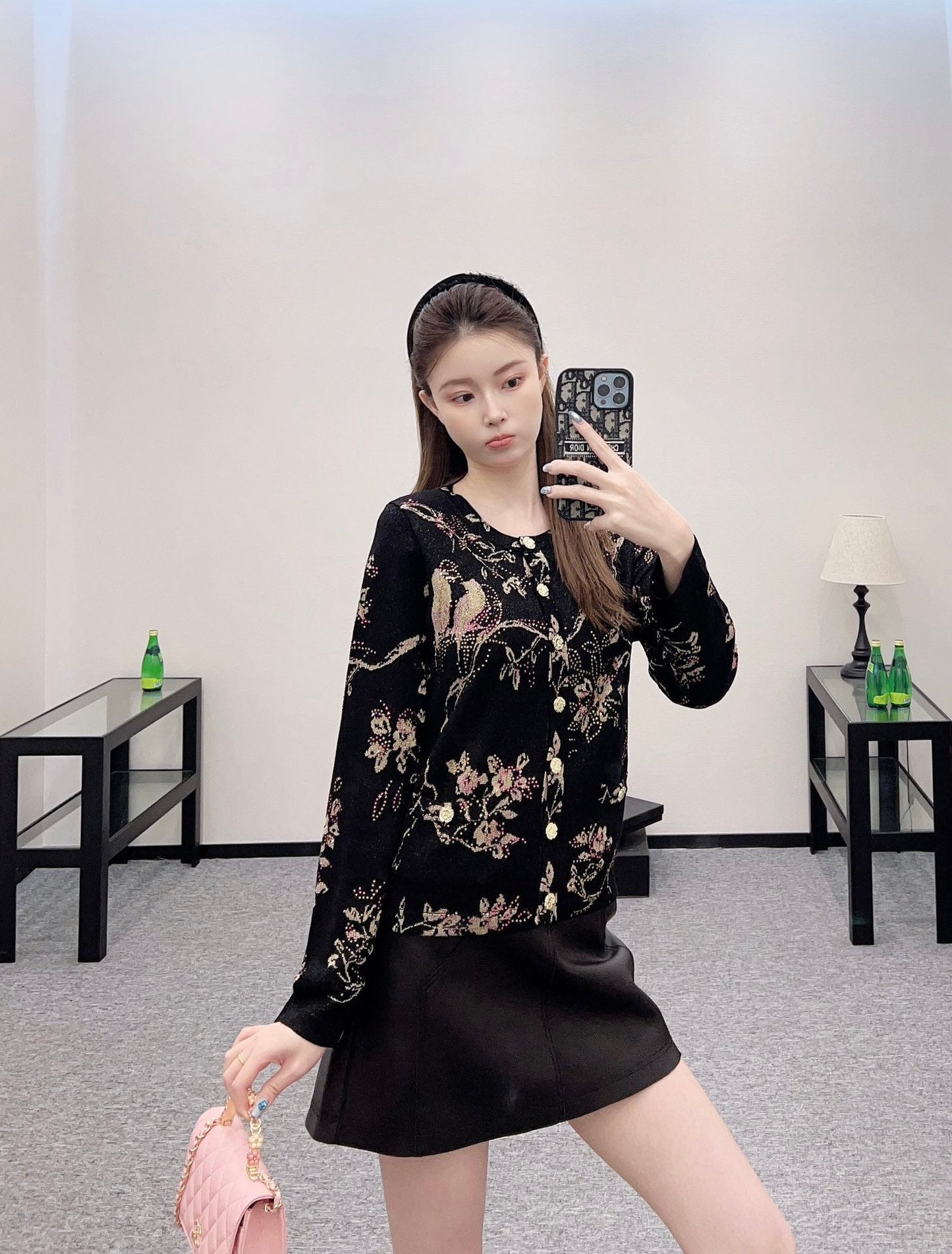 C 2025 new product Hot diamond knitted cardigan