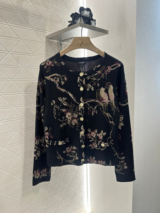 C 2025 new product Hot diamond knitted cardigan