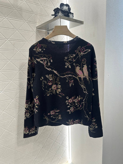 C 2025 new product Hot diamond knitted cardigan