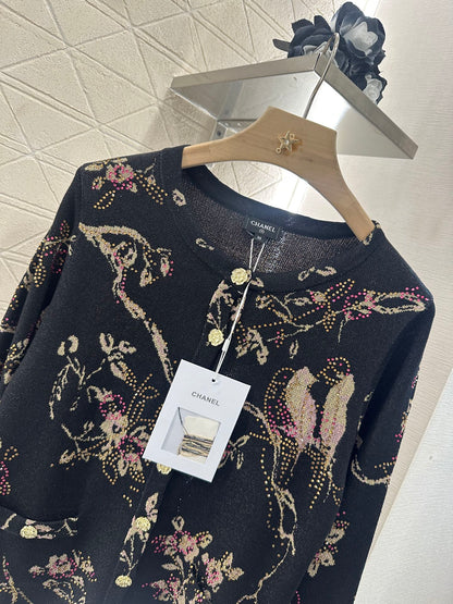 C 2025 new product Hot diamond knitted cardigan