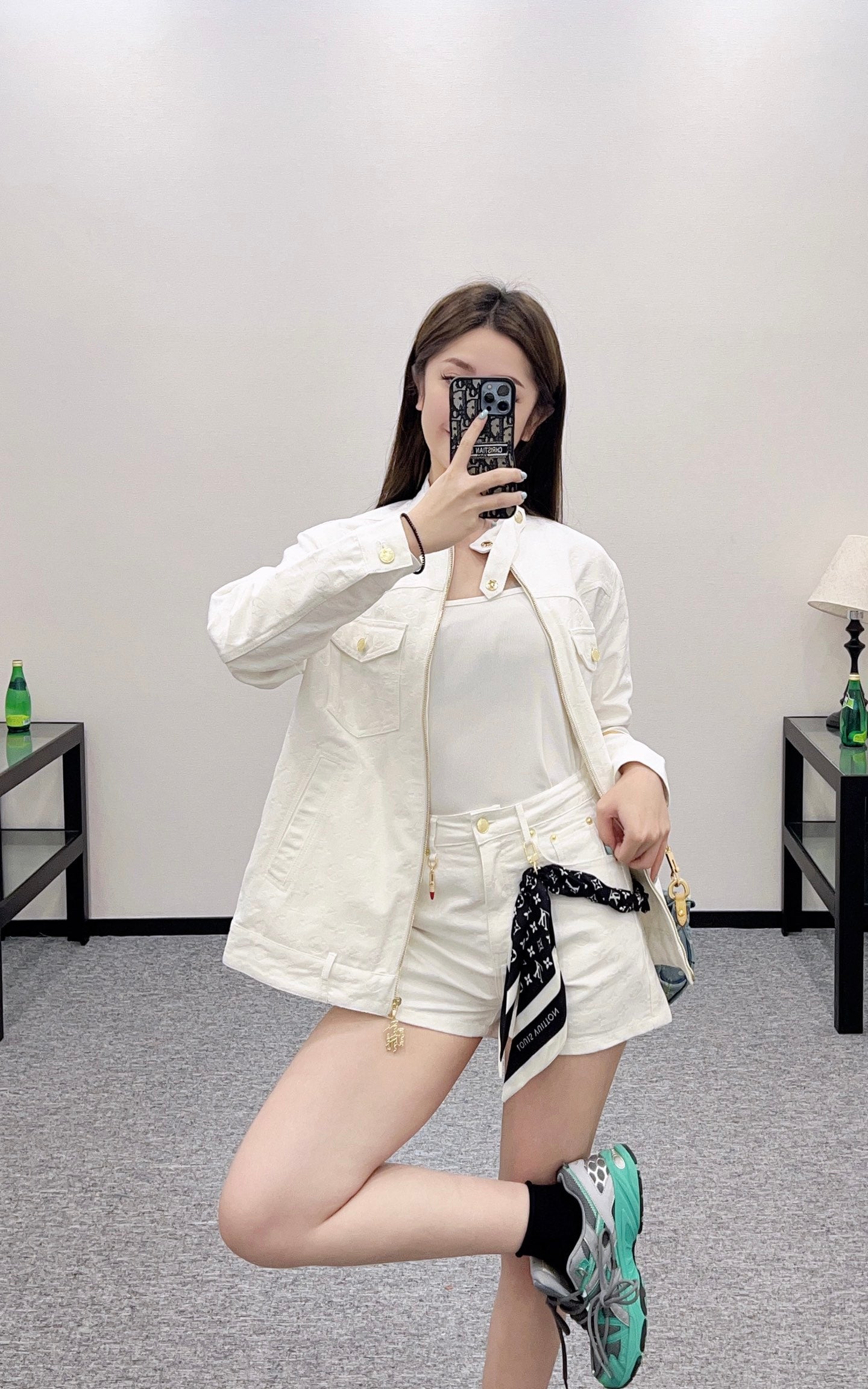 L 2025 new products Shorts and jacket set