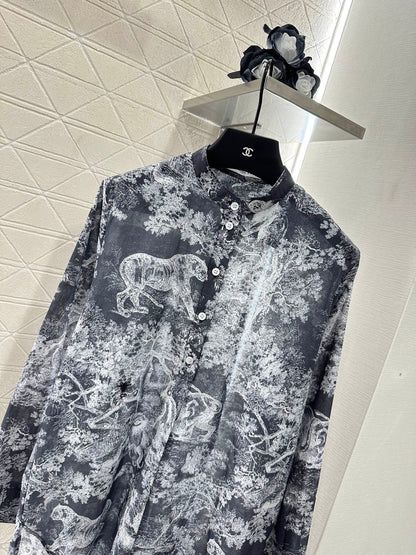 D 2025 new product Long shirt and skirt suit