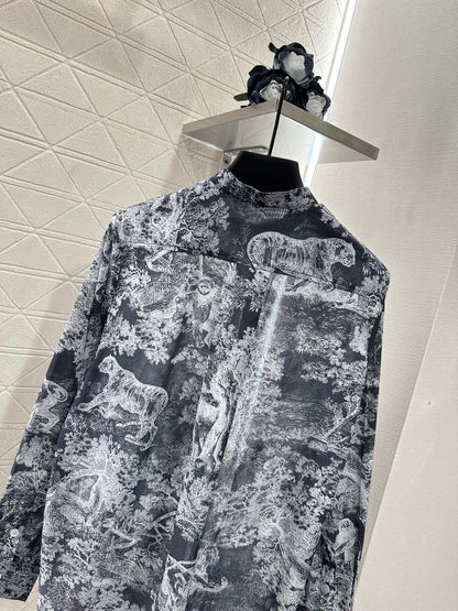 D 2025 new product Long shirt and skirt suit