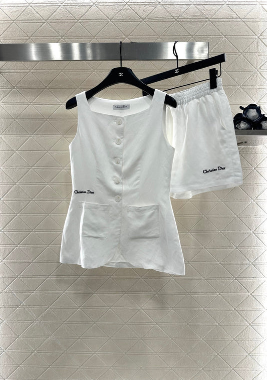 D 2025 new products Vest shorts set
