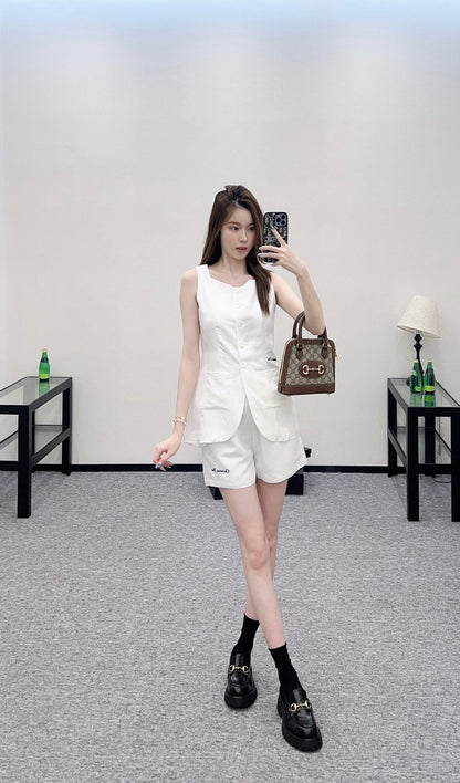 D 2025 new products Vest shorts set
