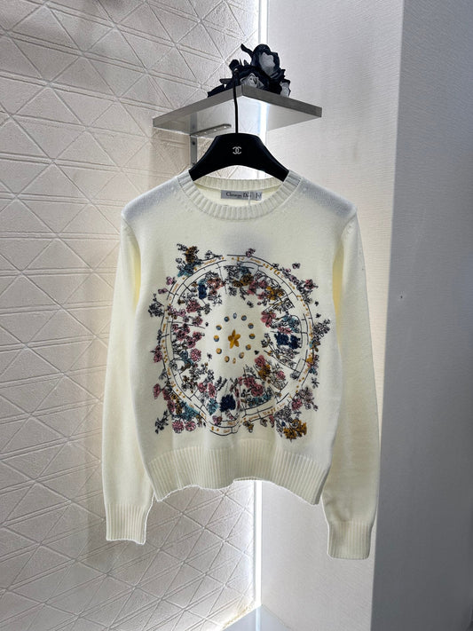 D 2025 new products Embroidered sweater