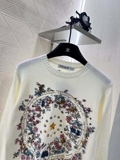 D 2025 new products Embroidered sweater