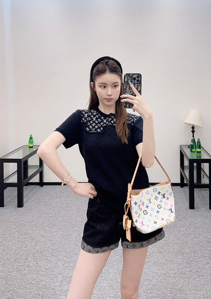 L 2025 new products Knitted short sleeves