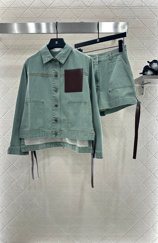 LO 2025 new products Jacket and shorts set