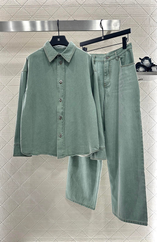 LO 2025 new products Shirt and trousers set