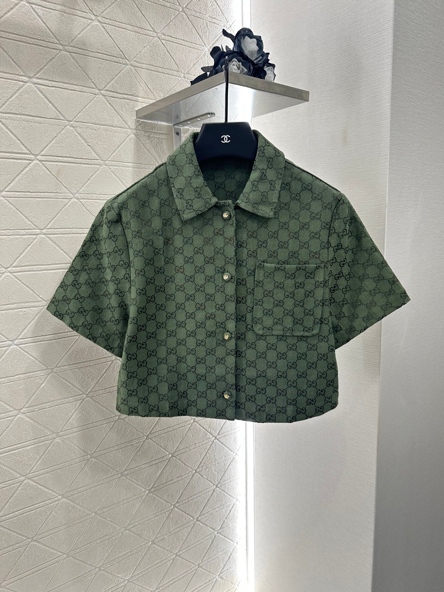 G 2025 new product Short shirt and trousers set