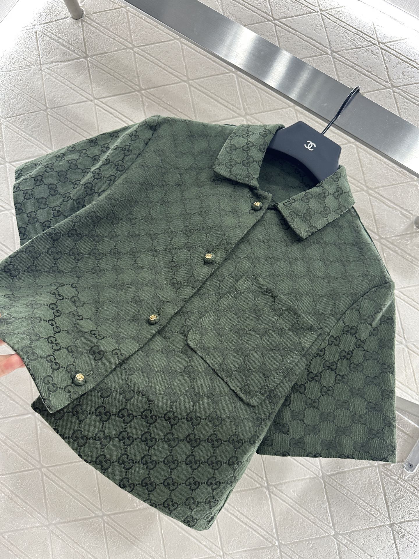 G 2025 new product Short shirt and trousers set