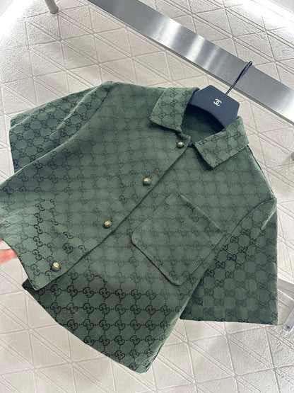 G 2025 new product Short shirt and trousers set