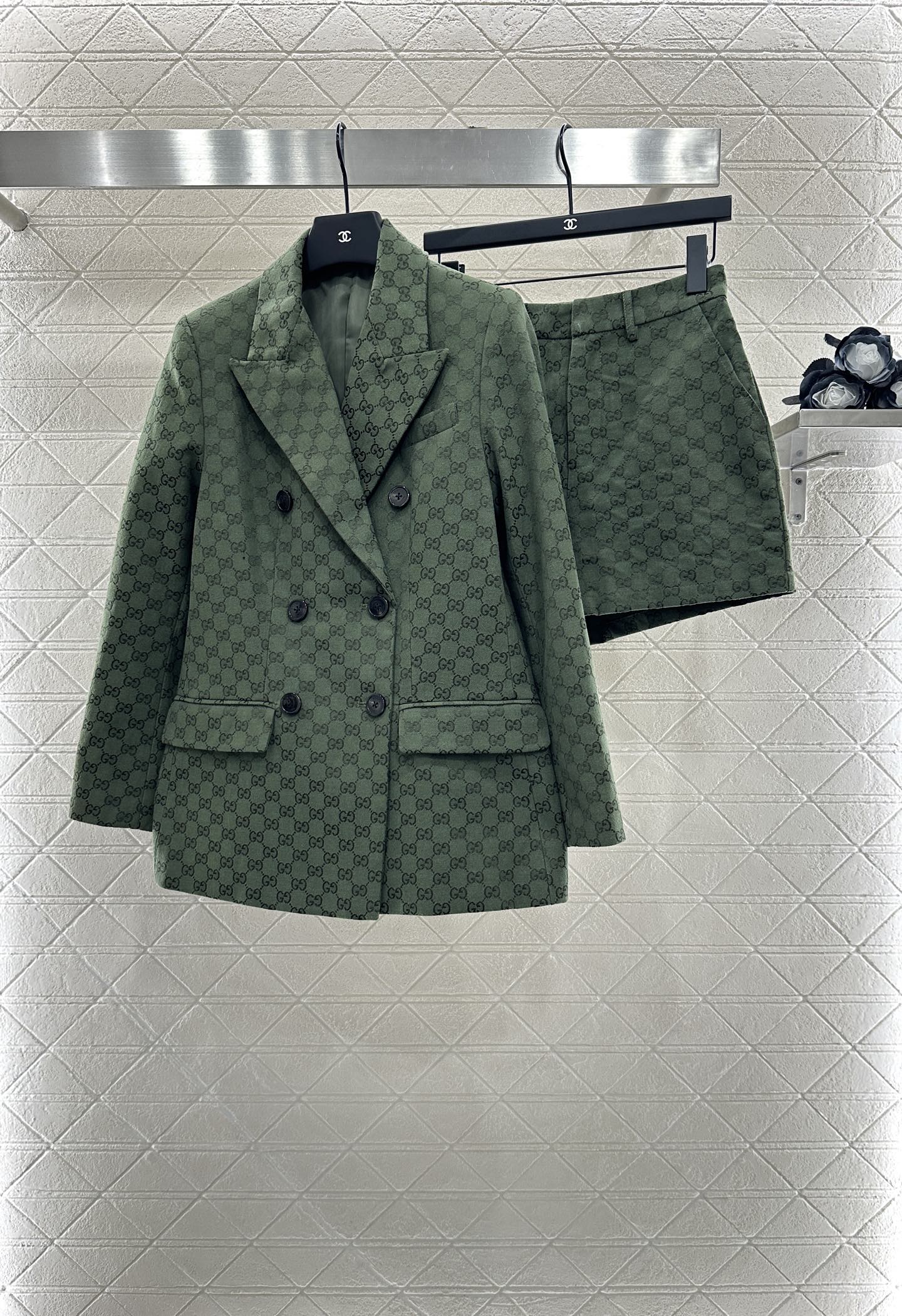 G 2025 new products Suit jacket and shorts set