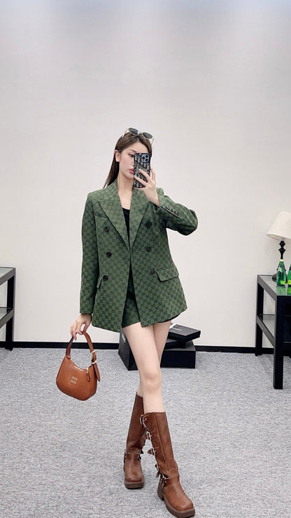 G 2025 new products Suit jacket and shorts set