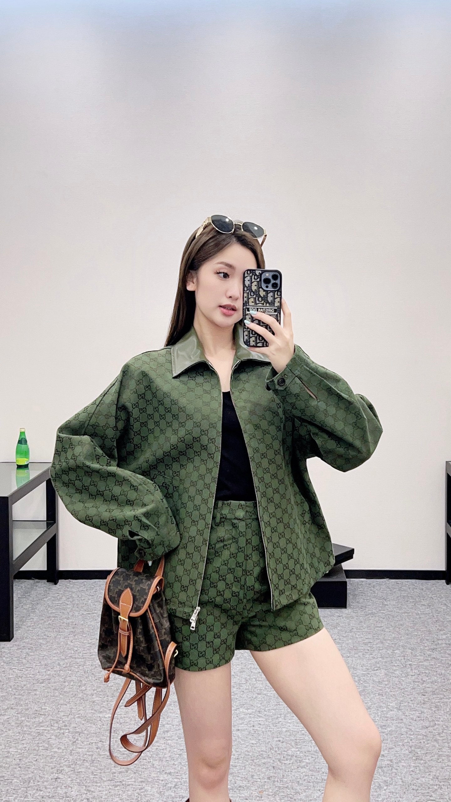 G 2025 new products Zipper jacket, coat and shorts set