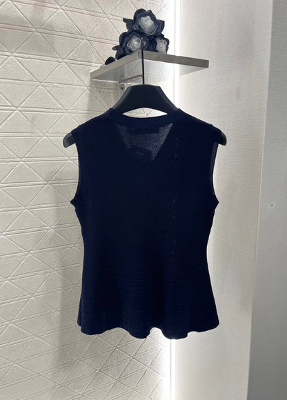 D 2025 new product Silk scarf knitted vest