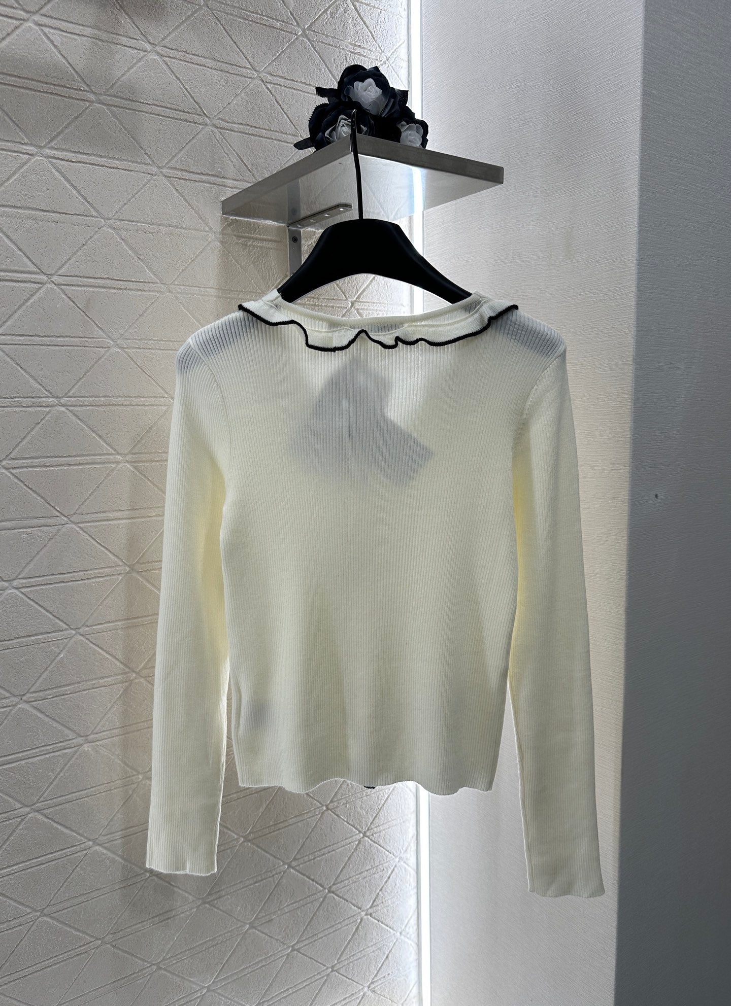 D 2025 new product Flower knitted cardigan
