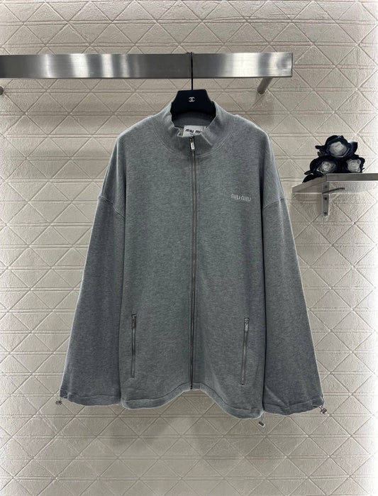 M 2025 new product Drawstring sweater jacket