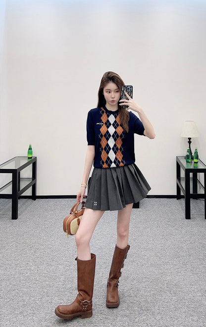 M 2025 new products Knitted short sleeves