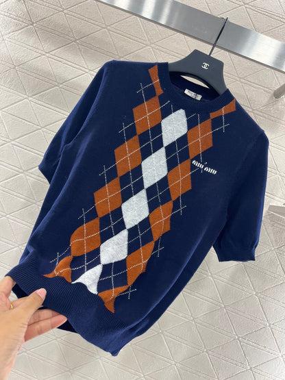 M 2025 new products Knitted short sleeves