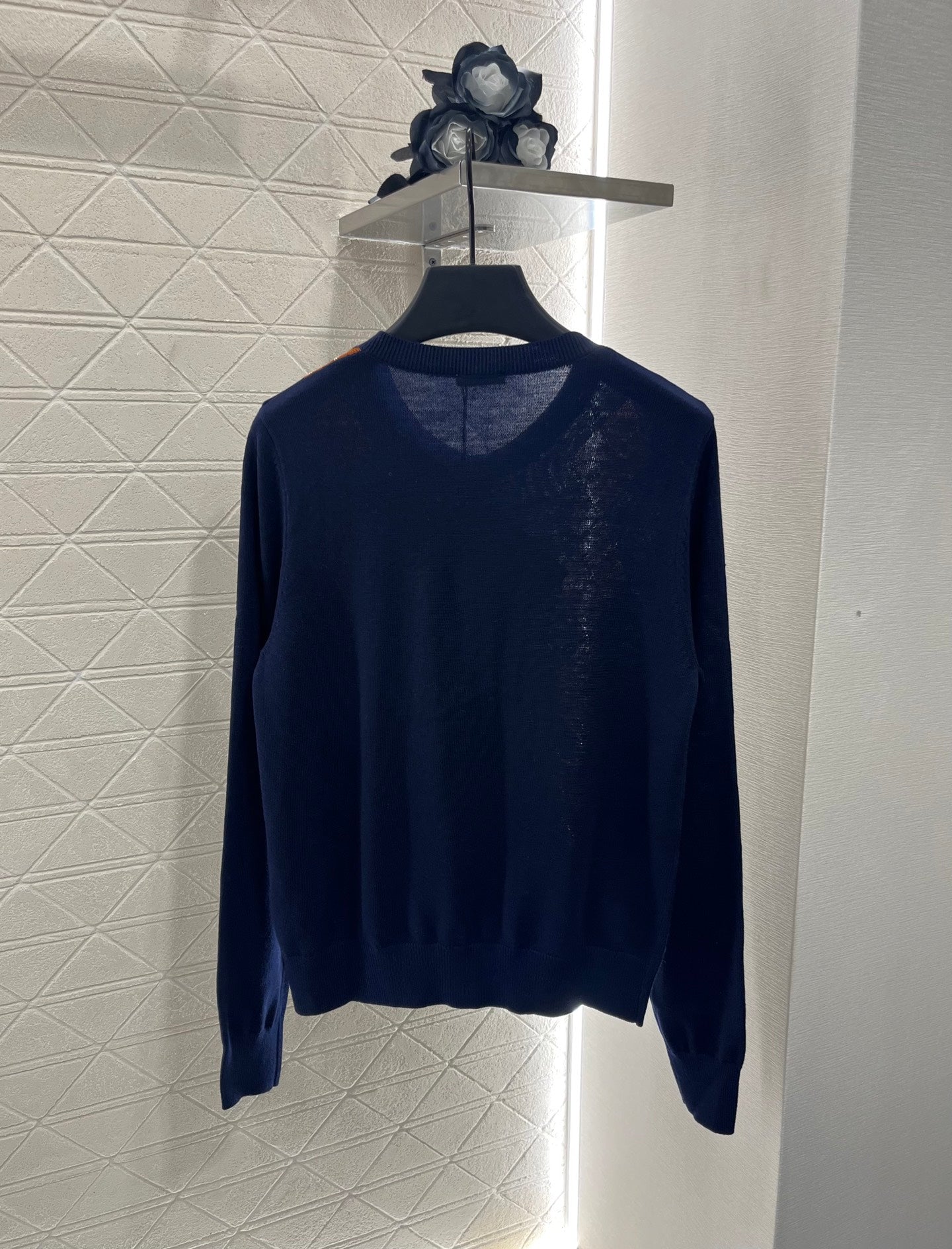 M 2025 new product Diamond knitted cardigan