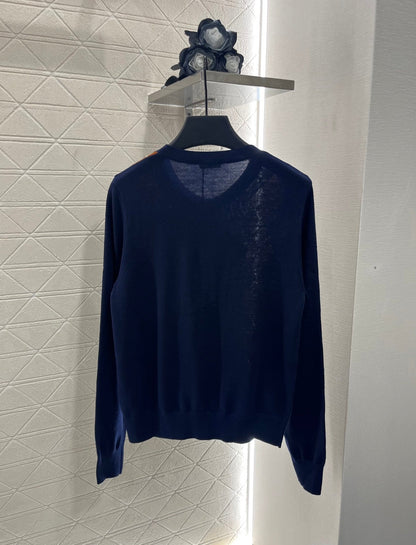 M 2025 new product Diamond knitted cardigan