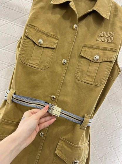 M 2025 new products Belt vest skirt