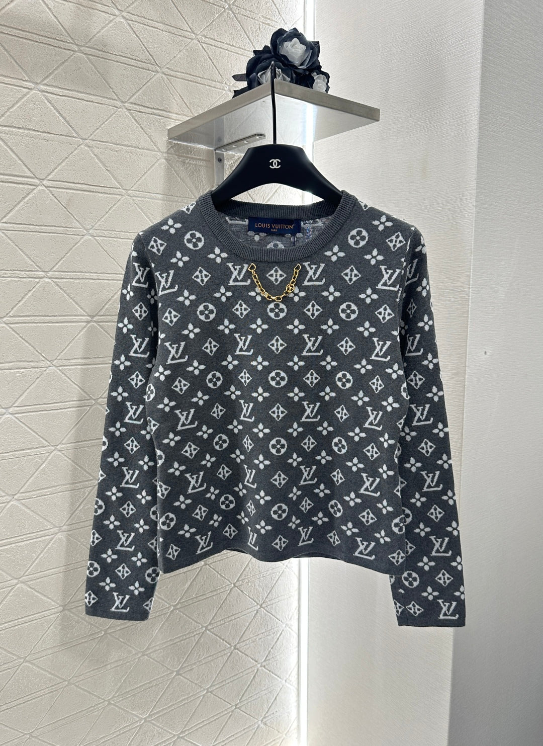L 2025 new product Chain knitted long sleeves