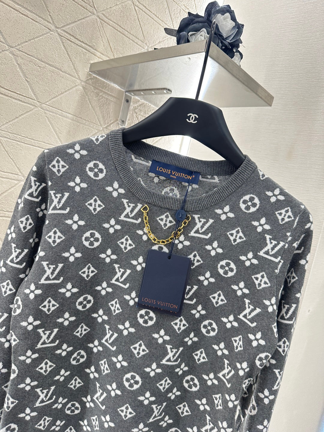 L 2025 new product Chain knitted long sleeves