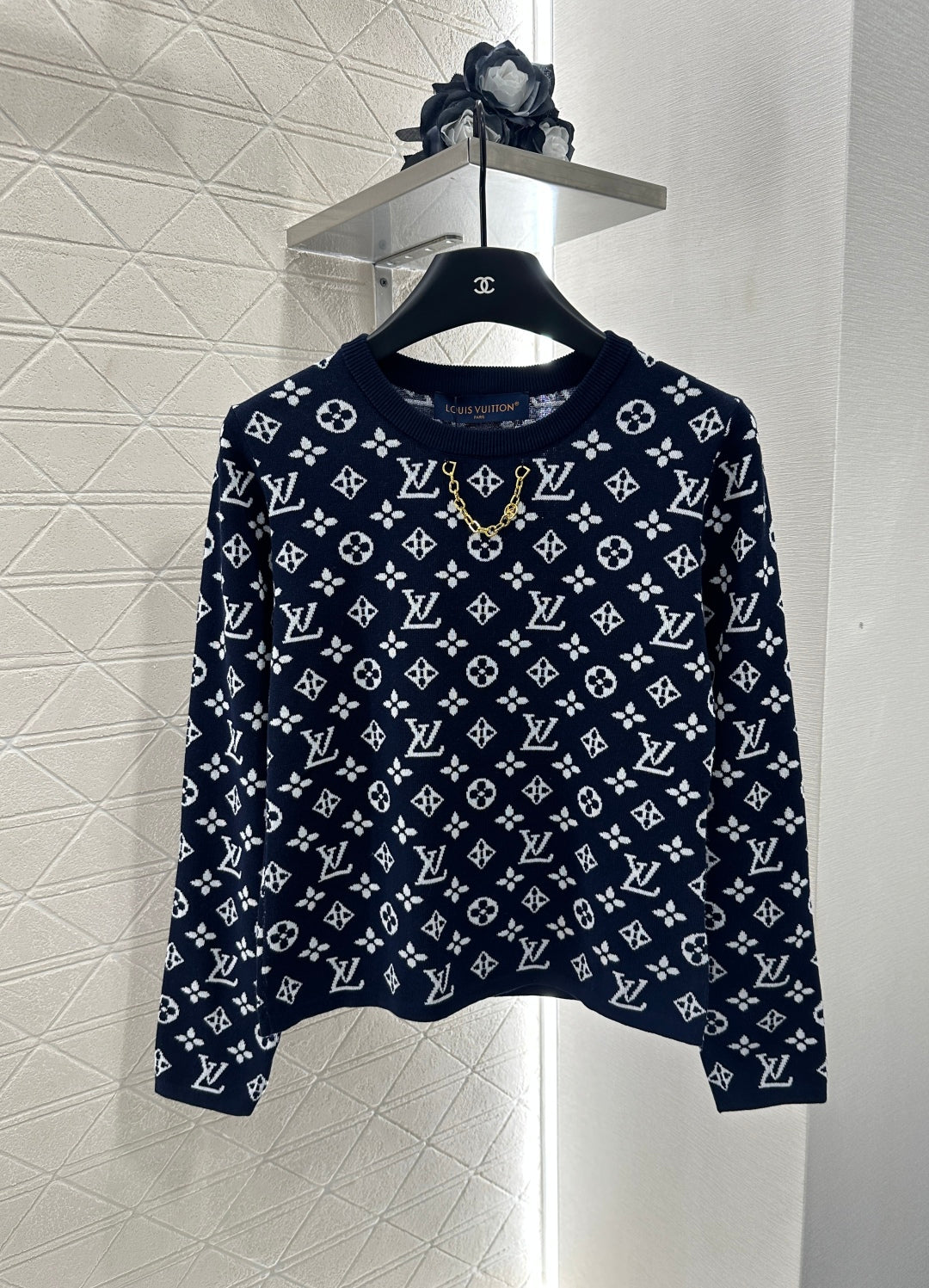 L 25 new product Chain knitted long sleeves
