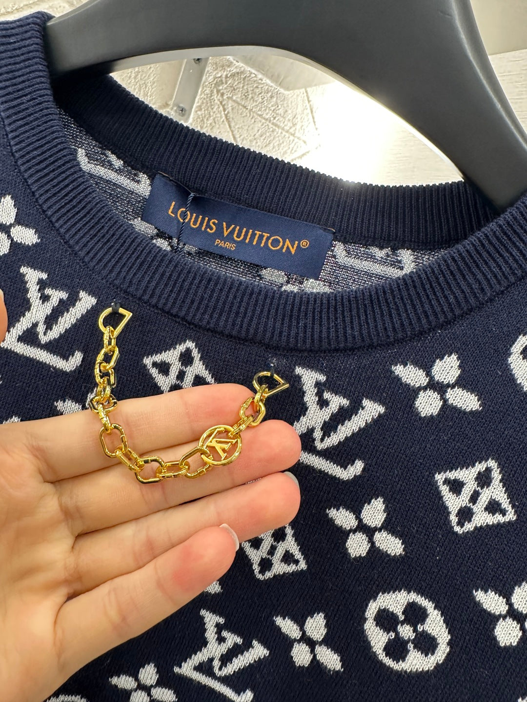 L 25 new product Chain knitted long sleeves
