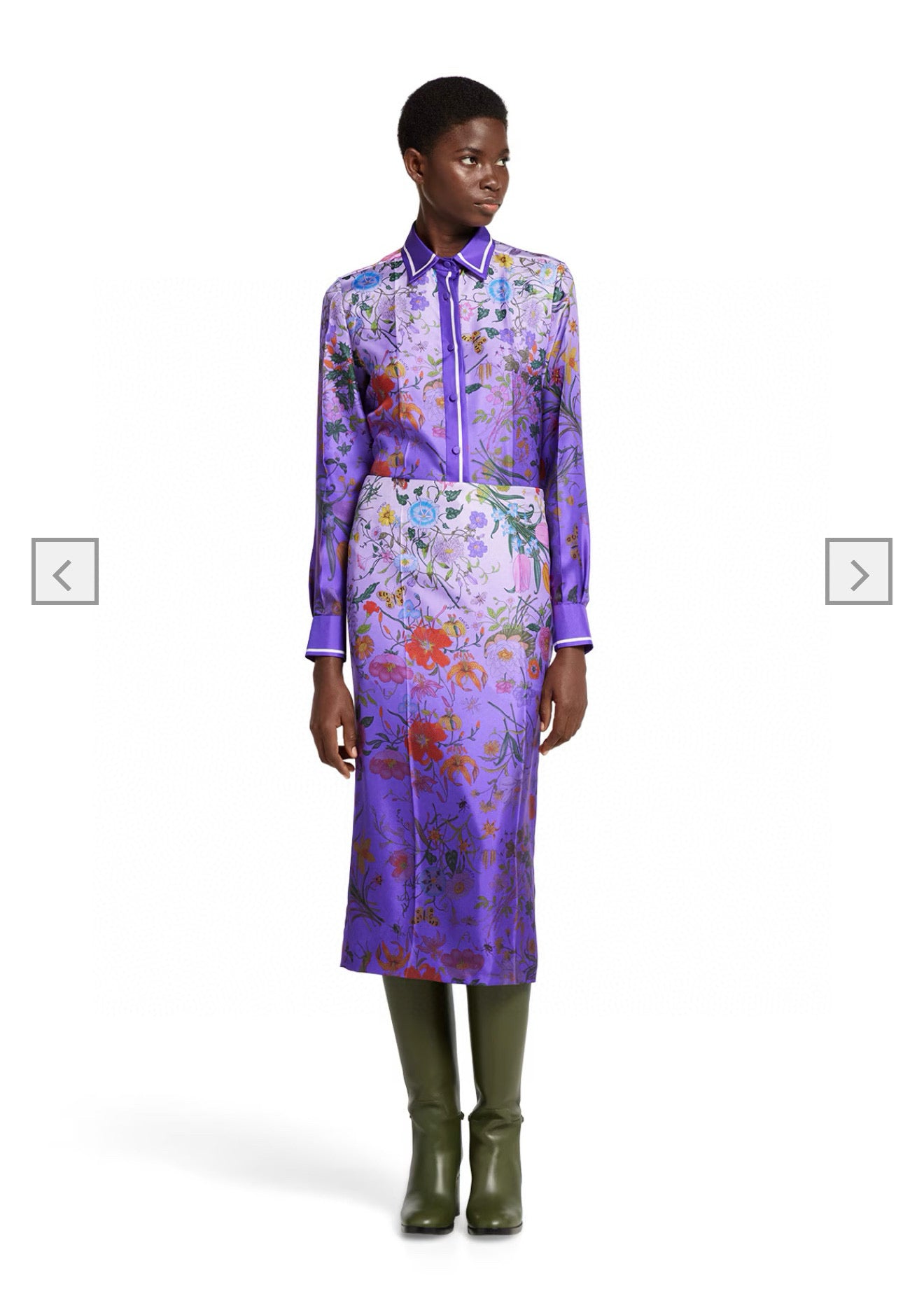 G 2025 New Work Long-sleeved shirt and skirt set
